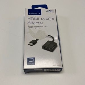 Insignia HDMI to VGA Adapter for Mac or Windows